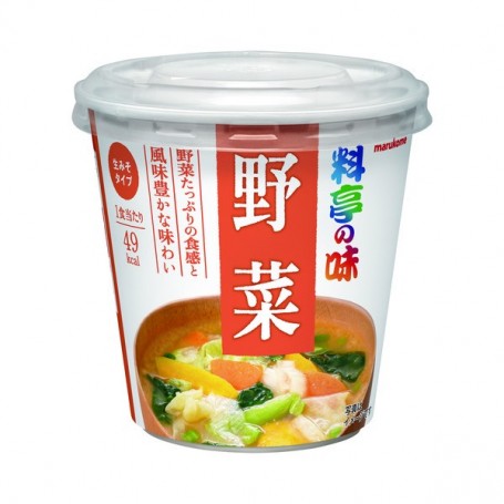 Cup of Miso Vegetable Cooking Bag