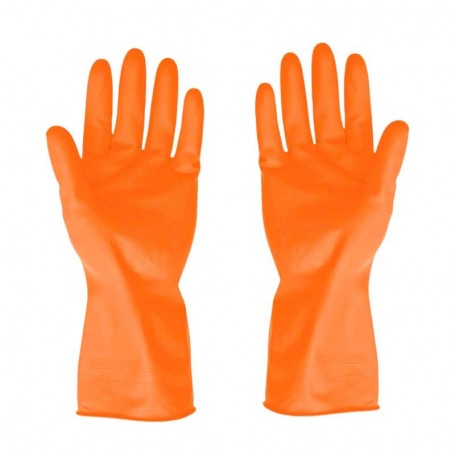Plastic Gloves - Orange/dozen