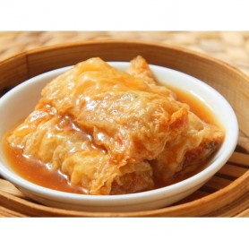 Bean Curb Wrap with Pork & Cilantro